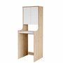 Hanah Home Armario para Lavadora Val2-Sw Natural y Blanco